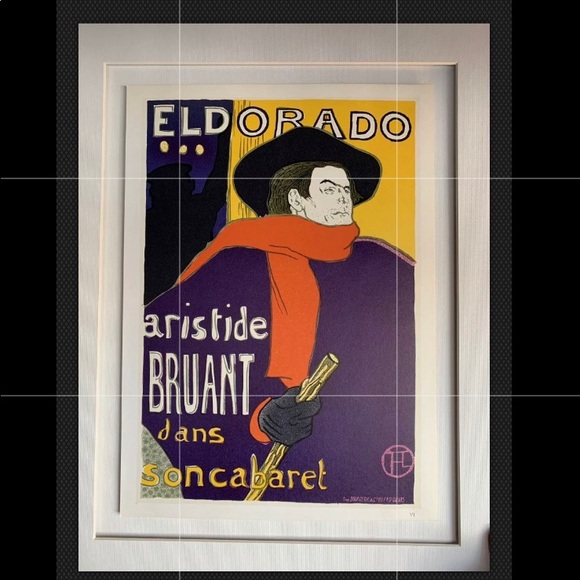 Henri de Toulouse Lautrec Other - LAUTREC LITHOGRAPH (1966) MATTED 11x16" w COA 🔥